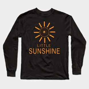 Little sunshine orange design for kids and Childs Long Sleeve T-Shirt